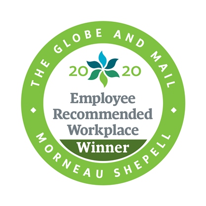 2020 Employee Recommended Workplace Award LOGO