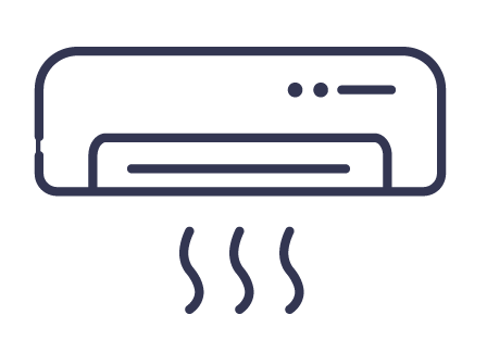 Graphic of a heat pump