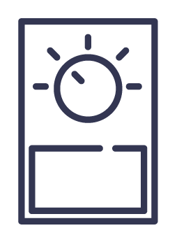 Graphic of a thermostat