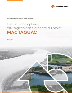 Examen des options envisagées dans le cadre du projet